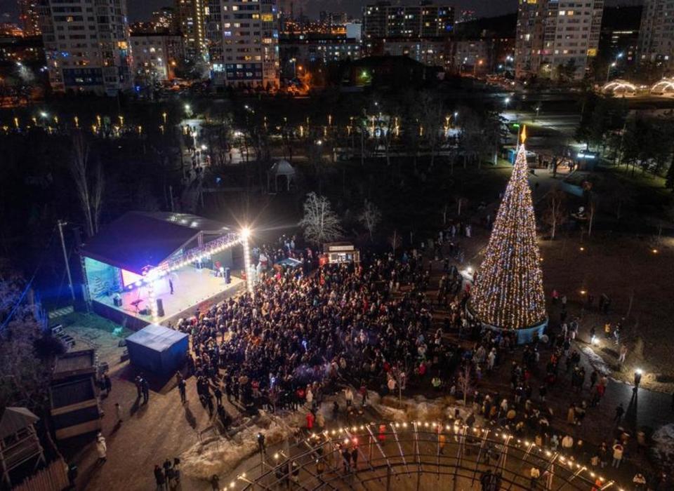 Главная новогодняя ель Волгограда снова будет радовать горожан в ЦПКиО